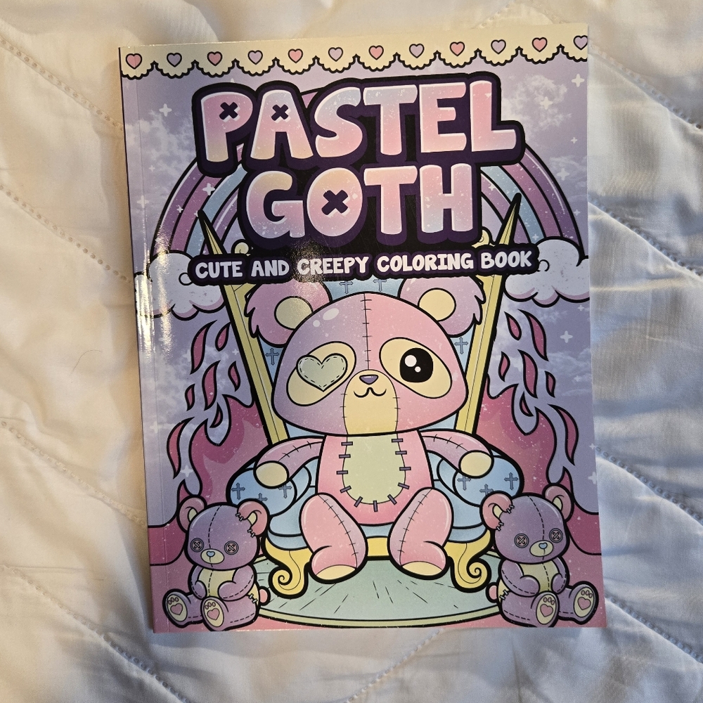 Pastel Goth Cute and Creepy Coloring Book • Witchcraft • Occult Book •